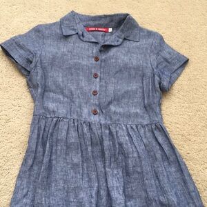 Chambray Linen Summer Dress